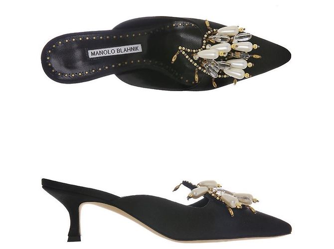 Manolo Blahnik Jewel Pearl Mule von BLCK ORIENTALIA - Ansicht 2