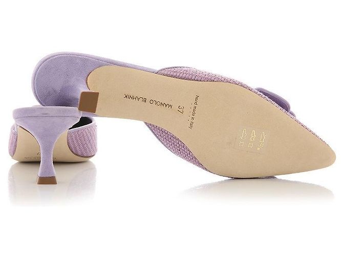 Manolo Blahnik Mule MPURBPUR MAYSALEBI Porpora - vista 6