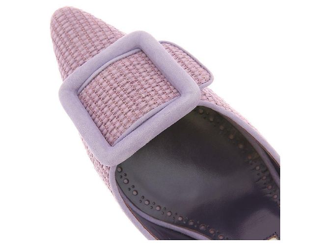 Manolo Blahnik Mule MPURBPUR MAYSALEBI Porpora - vista 8