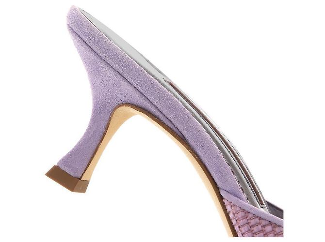 Manolo Blahnik Mule MPURBPUR MAYSALEBI Porpora - vista 9