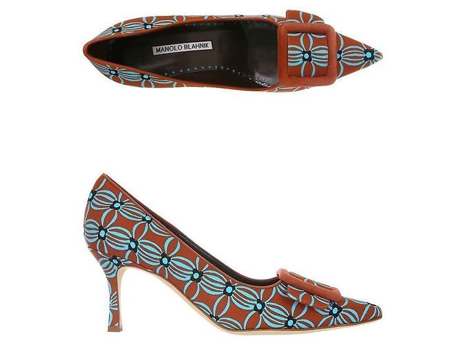 Manolo Blahnik Décolleté MAYSALEPUMP Multicolore - vista 3