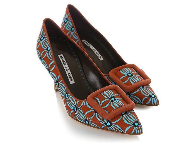 Manolo Blahnik Décolleté MAYSALEPUMP Multicolore - vista 5