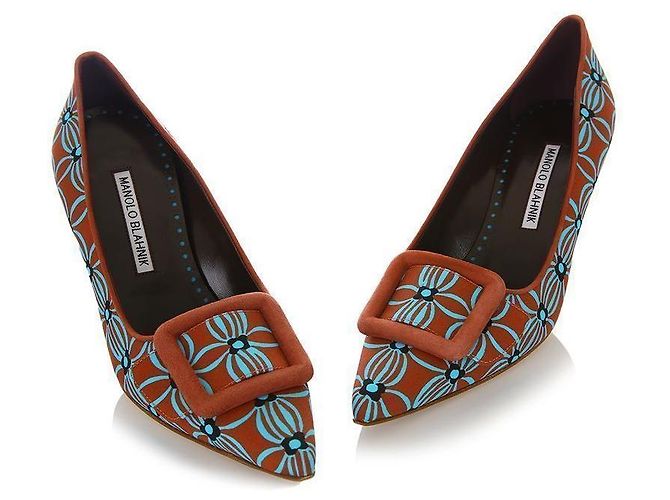 Manolo Blahnik Décolleté MAYSALEPUMP Multicolore - vista 6