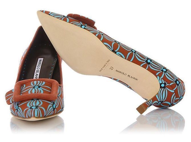 Manolo Blahnik Décolleté MAYSALEPUMP Multicolore - vista 7