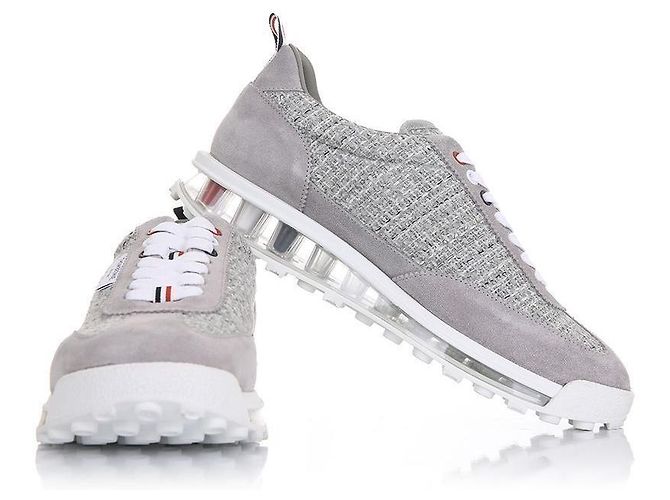 Thom Browne Cotton Runner Sneakers - view 5