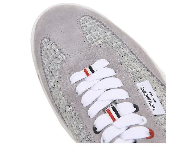 Thom Browne Cotton Runner Sneakers - view 8