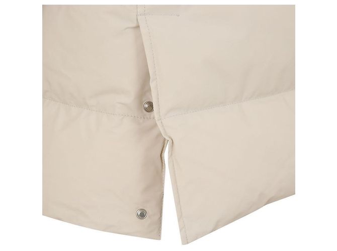 Brunello Cucinelli Taft-Hooded-Padding-Jacke Weiß - Ansicht 10