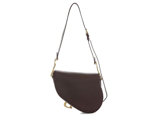 Saddle Dior Mittelgroße weiche Satteltasche Lila - Ansicht 4