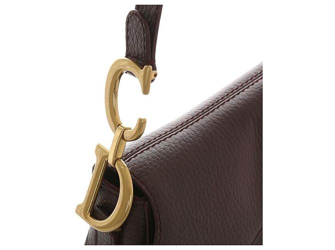 Saddle Dior Mittelgroße weiche Satteltasche Lila - Ansicht 7