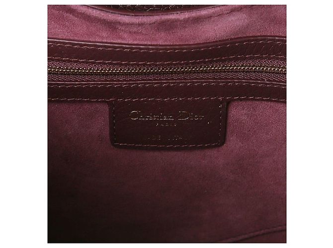 Saddle Dior Mittelgroße weiche Satteltasche Lila - Ansicht 9