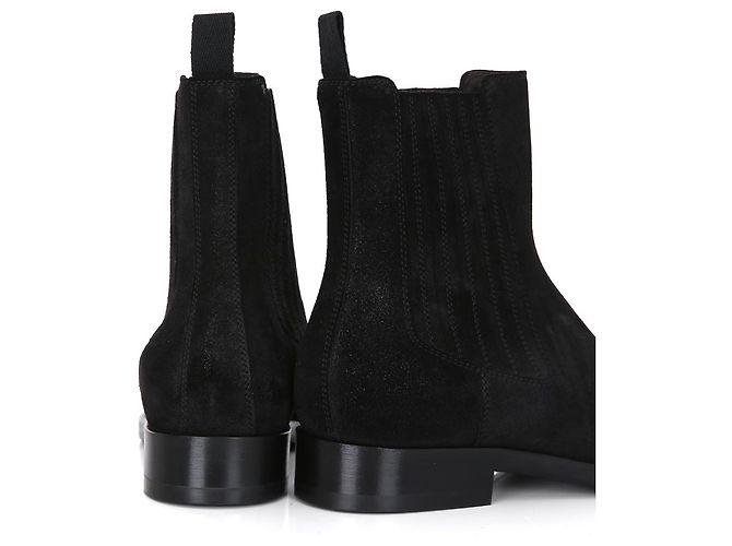Brunello Cucinelli Suede Chelsea Boots Black - view 11