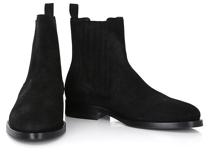 Brunello Cucinelli Suede Chelsea Boots Black - view 5
