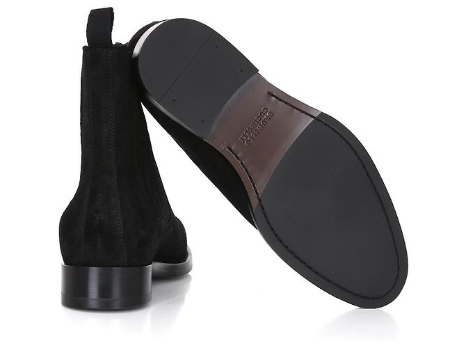 Brunello Cucinelli Suede Chelsea Boots Black - view 6
