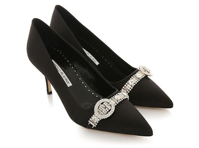Manolo Blahnik Décolleté BLCK ASAPUMP Nero - vista 4