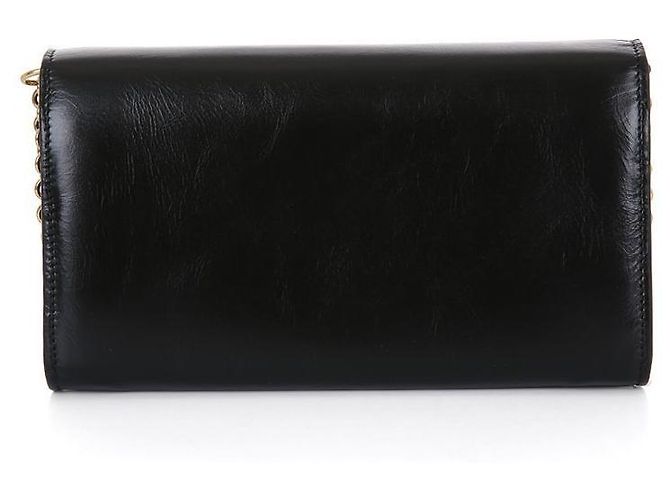 Chloé Borsa a tracolla iconica in pelle lucida Nero - vista 4