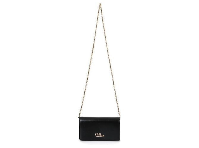 Chloé Borsa a tracolla iconica in pelle lucida Nero - vista 5