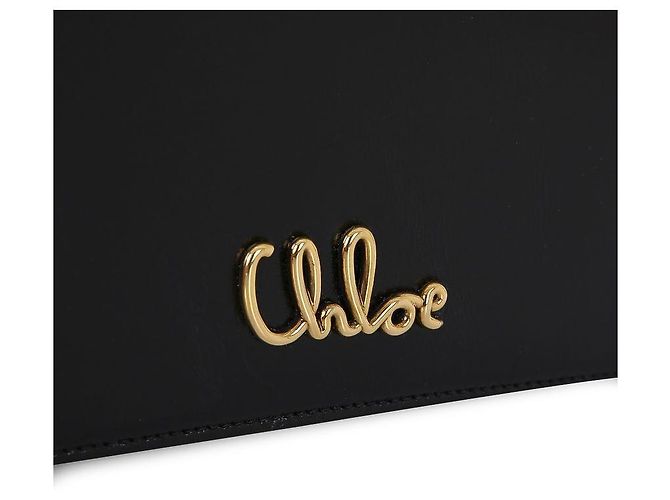 Chloé Borsa a tracolla iconica in pelle lucida Nero - vista 7