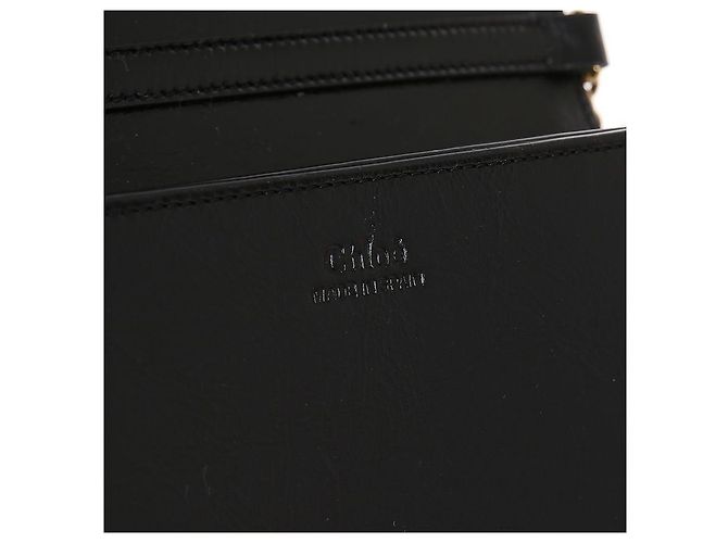 Chloé Borsa a tracolla iconica in pelle lucida Nero - vista 8