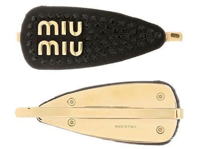 Miu Miu Set di mollettoni con logo Nero - vista 2