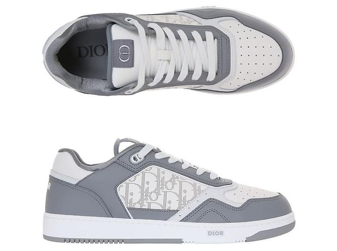 Dior Sneakers Obliqui Uptown Marrone - vista 2
