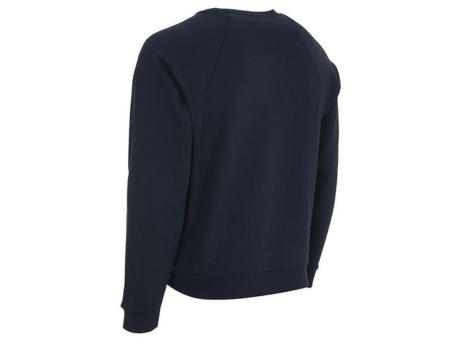 Céline Regulärer Baumwoll-Fleece-Sweatshirt mit Logo Blau - Ansicht 5