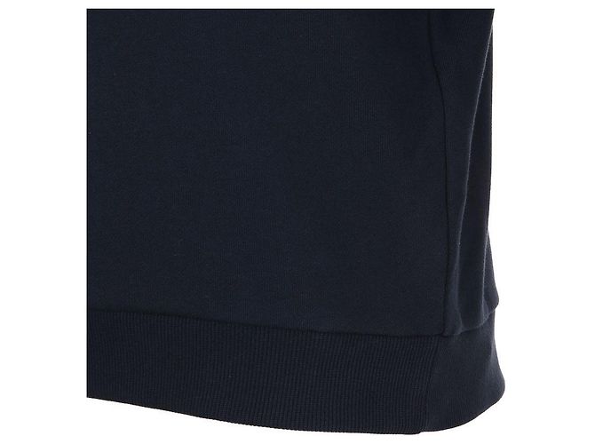 Céline Regulärer Baumwoll-Fleece-Sweatshirt mit Logo Blau - Ansicht 8