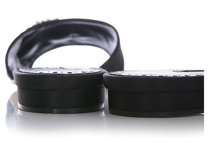 Manolo Blahnik Sandali Gioiello BLCK PRALINA Nero - vista 12