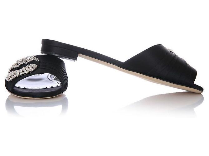Manolo Blahnik Sandali Gioiello BLCK PRALINA Nero - vista 6