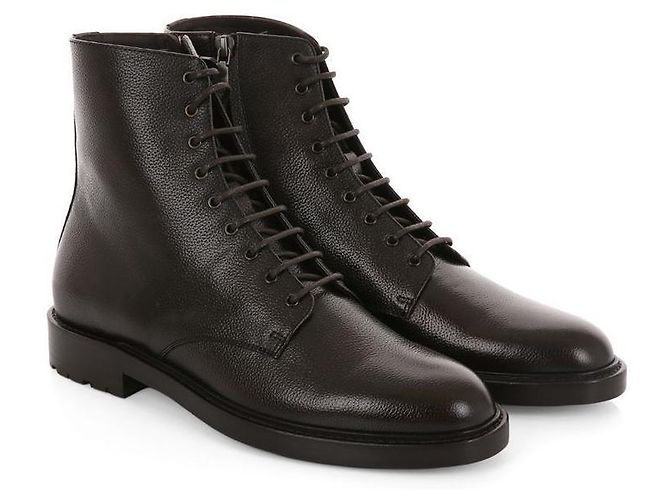 Brunello Cucinelli Stivaletti con lacci Marrone - vista 4