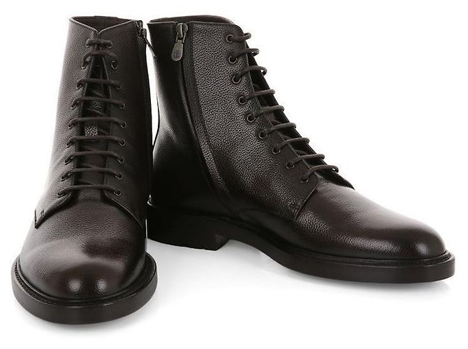 Brunello Cucinelli Stivaletti con lacci Marrone - vista 5