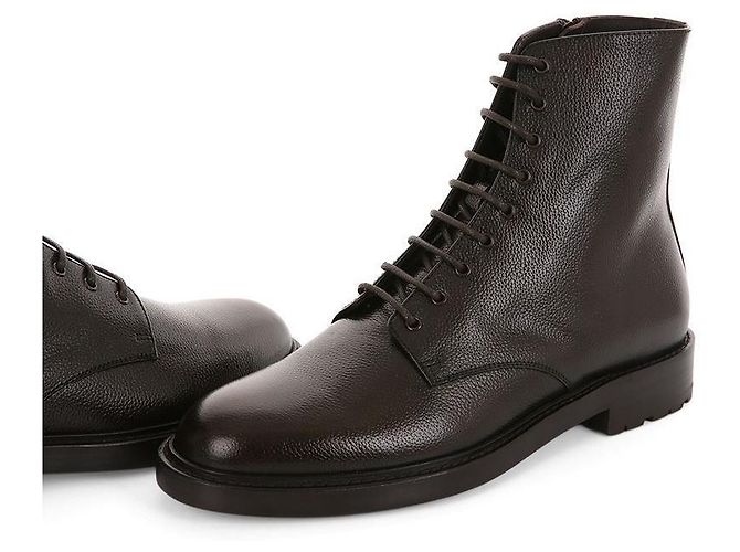 Brunello Cucinelli Stivaletti con lacci Marrone - vista 7