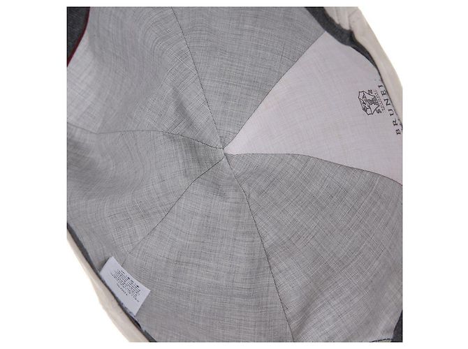 Brunello Cucinelli Baseballkappe mit gesticktem Logo Weiß - Ansicht 11