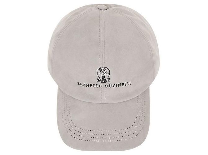 Brunello Cucinelli Baseballkappe mit gesticktem Logo Weiß - Ansicht 2
