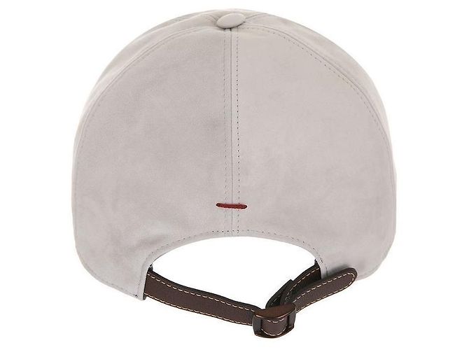 Brunello Cucinelli Baseballkappe mit gesticktem Logo Weiß - Ansicht 6
