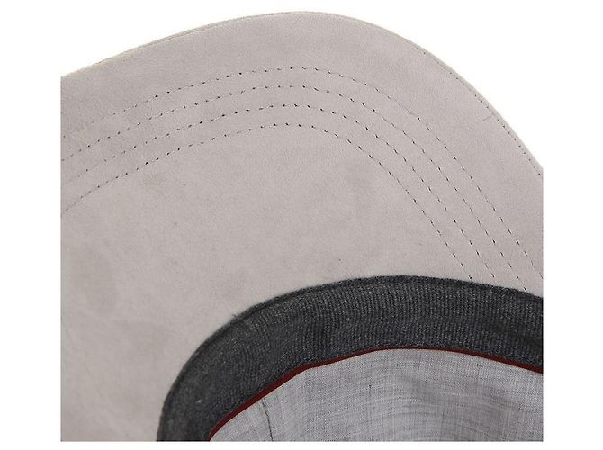 Brunello Cucinelli Baseballkappe mit gesticktem Logo Weiß - Ansicht 9
