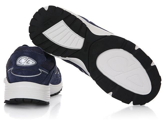 Dior Sneakers in pelle Countdown Blu - vista 6