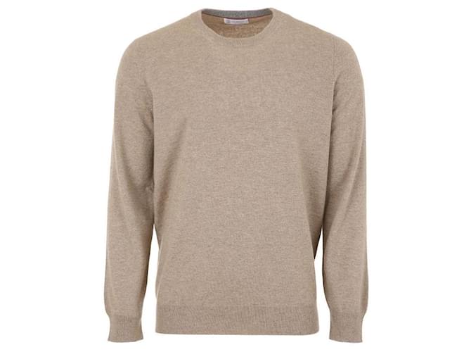Brunello Cucinelli Pullover aus reinem Kaschmir Braun - Ansicht 2