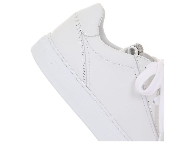 Brunello Cucinelli Sneaker aus Kalbsleder Silber - Ansicht 8