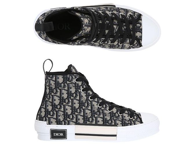 Dior Sneakers alte oblique Marrone - vista 2