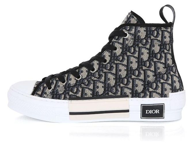 Dior Sneakers alte oblique Marrone - vista 3