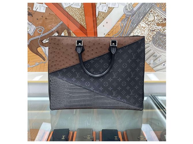 Louis Vuitton Briefcase Grands Sac Eclipse Edizione Limitata Multicolore - vista 2