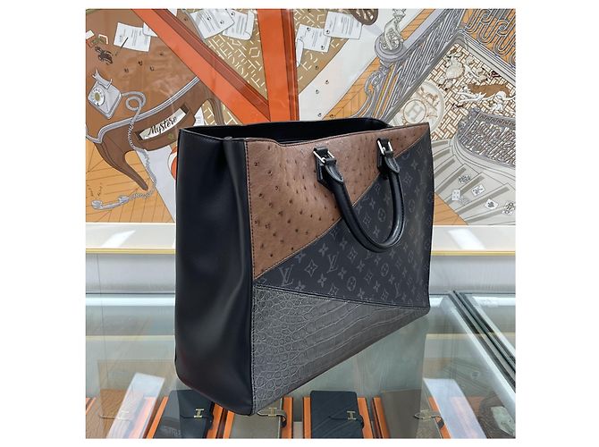 Louis Vuitton Briefcase Grands Sac Eclipse Edizione Limitata Multicolore - vista 5