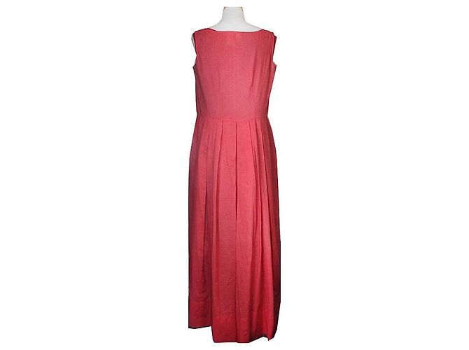 Comme Des Garcons Abito rosso con spacco - vista 2