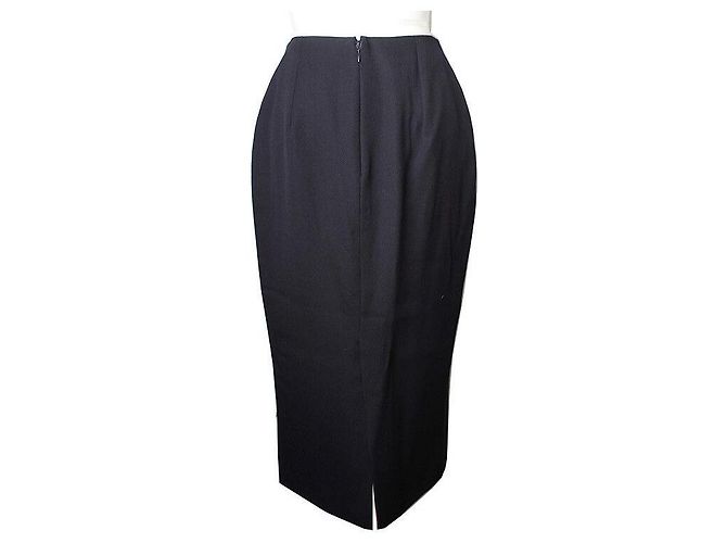 Versace Completo giacca, gonna e pantaloni blu navy Nero - vista 5