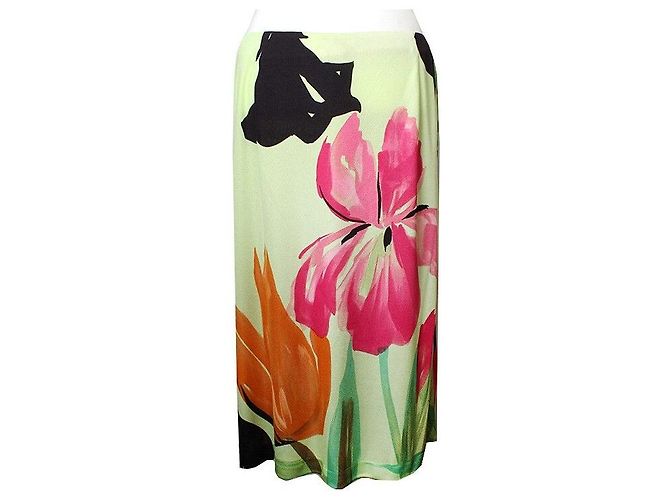 Etro Conjunto de top y falda estampada amarillo verde - vista 3