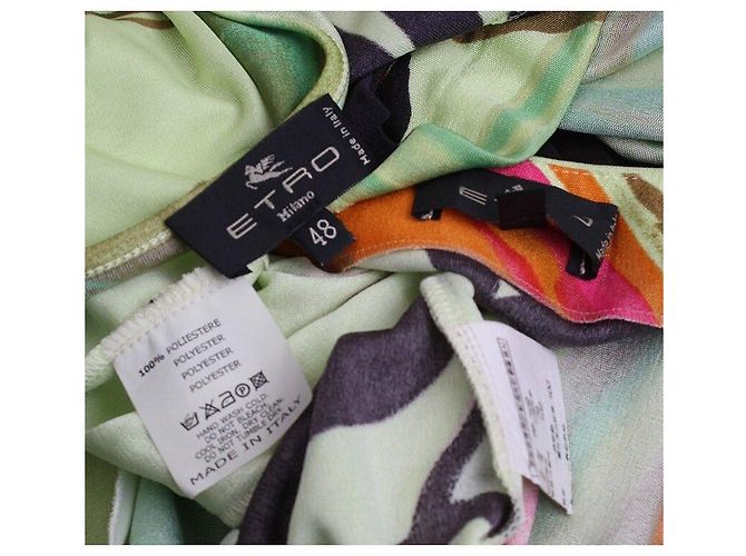 Etro Conjunto de top y falda estampada amarillo verde - vista 5