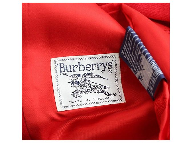 Burberry Rote Wollblazerjacke - Ansicht 3