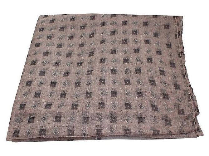 Sciarpa in cashmere beige rosa Brunello Cucinelli - vue 4
