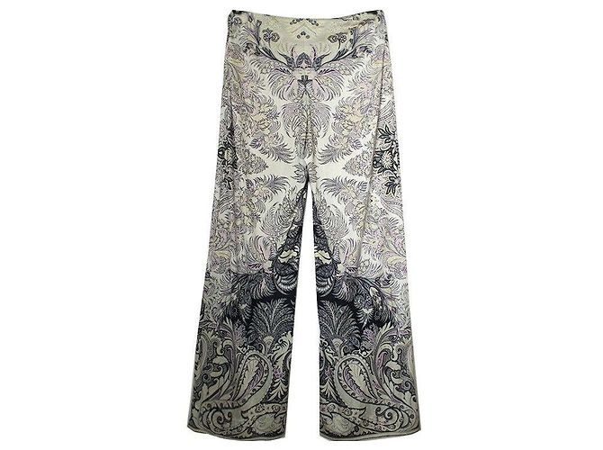 Etro Completo Top e Pantaloni Arabesco Blu Multicolore - vista 5