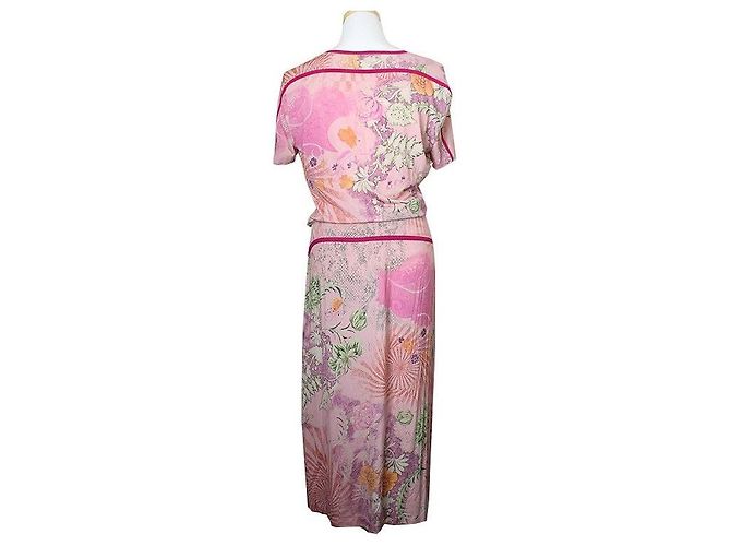 Etro Completo t-shirt e gonna rosa a due pezzi Verde - vista 2